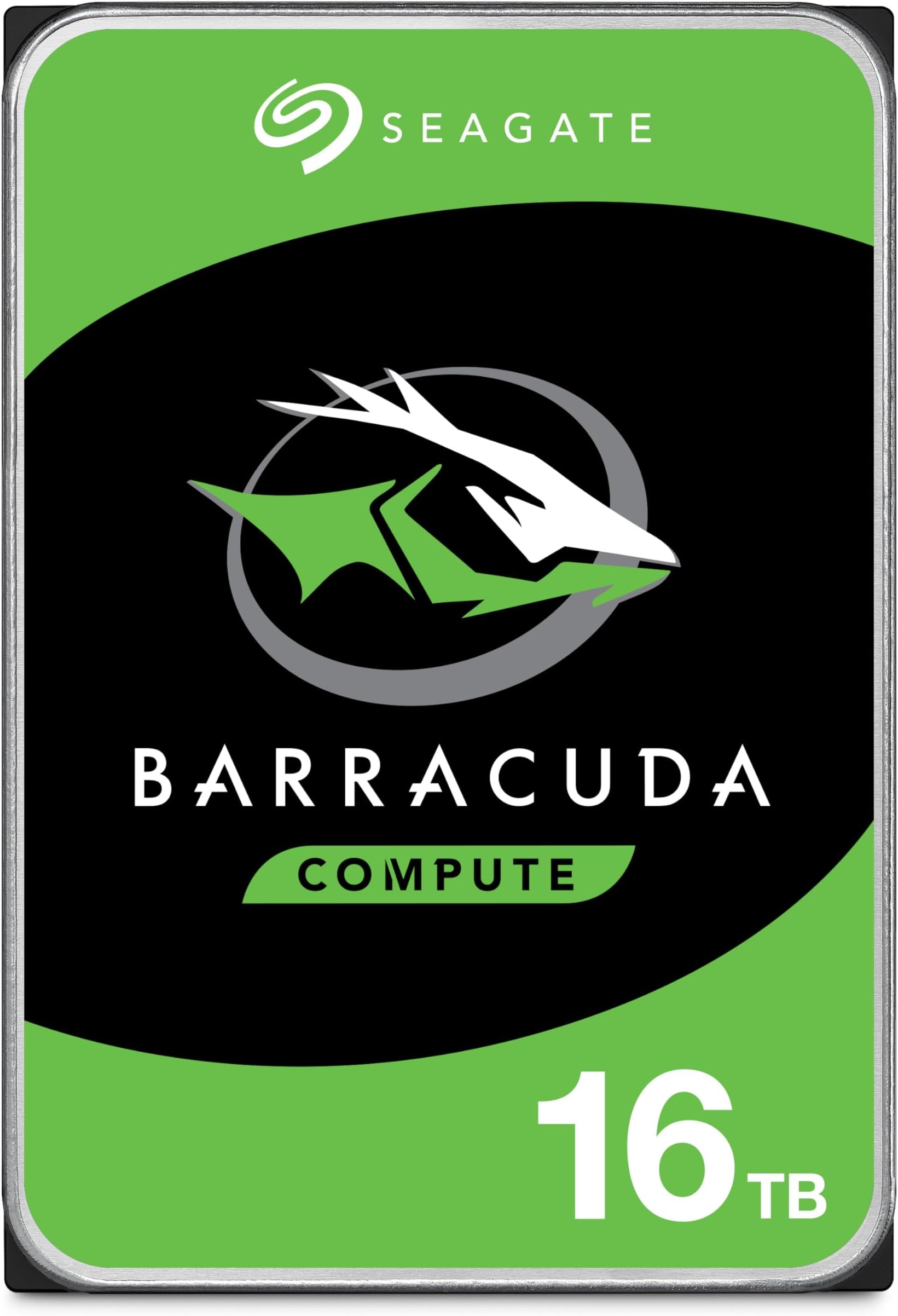 Seagate Barracuda 16TB Internal Hard Drive, 7200 U/Min, 512MB Cache, SATA 6Gb/s, 3.5" (ST16000DM001)