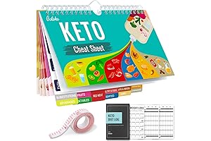 Keto Diet Cheat Sheet Magnets for beginners over 60