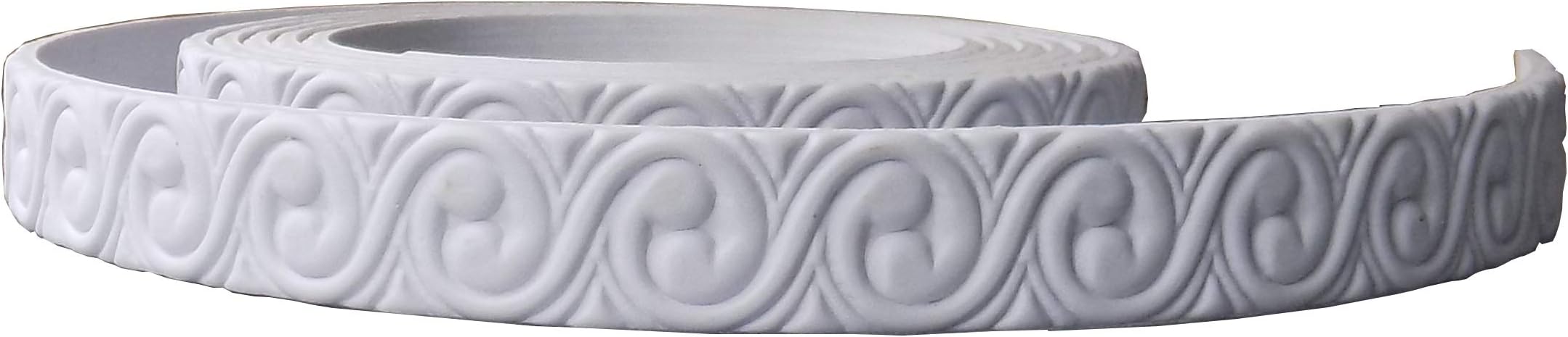 Zhangbl Flexible Moulding Crown Molding Trim for Furniture Door Home Decor 0.94"(2.4cm) x 115"x 0.2"