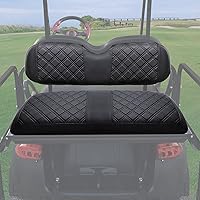 Vista 8 de EZGO Funda de Asiento, Funda de Asiento Delantero para Carrito de Golf Compatible con EZGO TXT 1994-2013 y EZGO RXV OEM Cojín de Asiento Ordinario