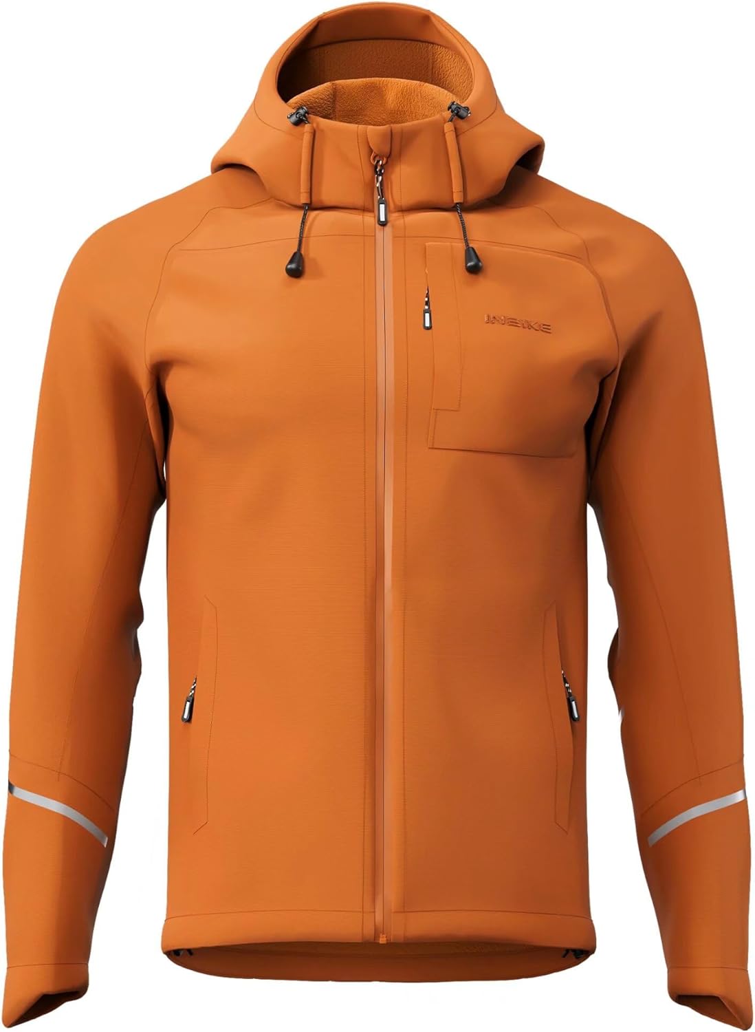 INBIKE Winter Cycling Jackets for Men Thermal Bike Jackets Windproof Cold Weather Hooded Jacket for Biking Running Hiking