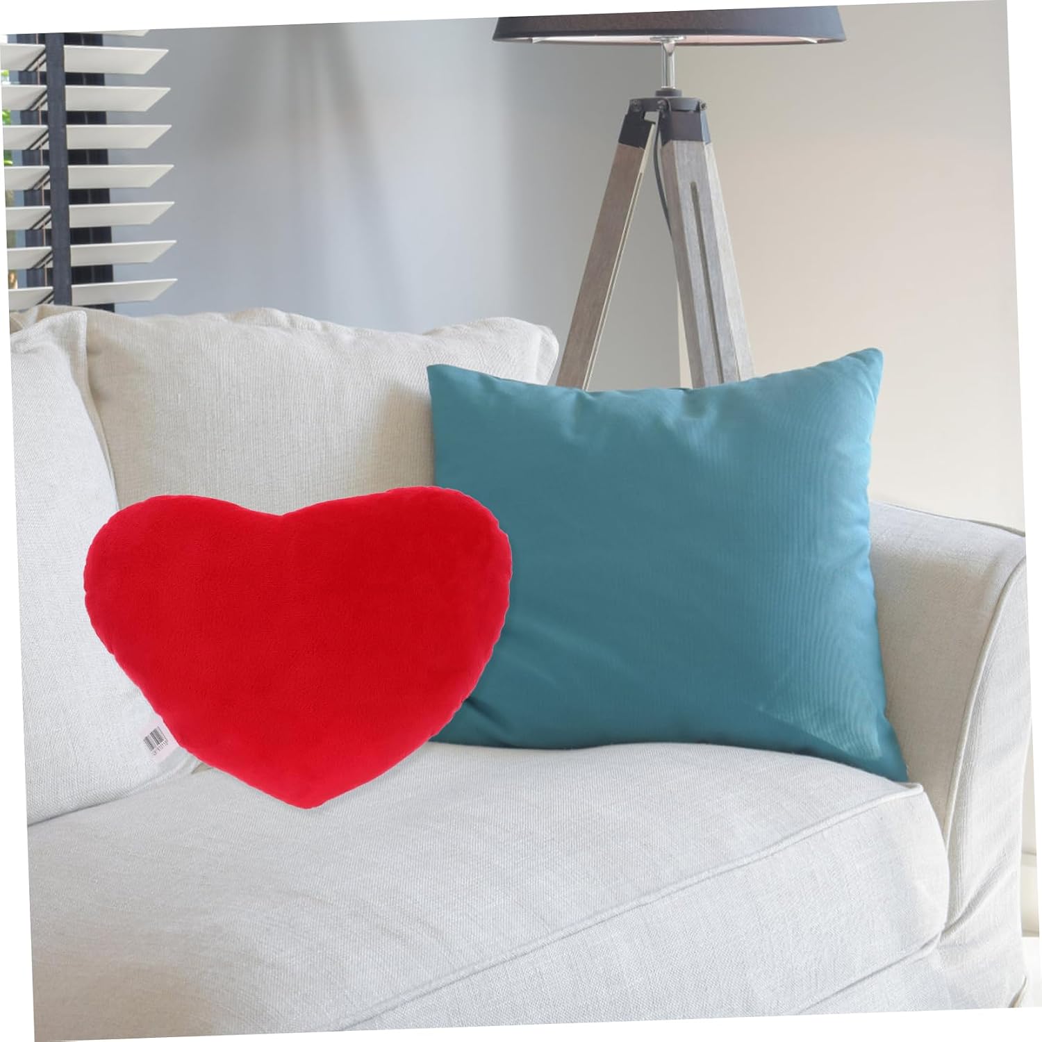 Heart Shaped Pillow Soft Decorative Throw Cushion for Living Room Bedroom Sofa Cute Heart Pillow for Hugging Home Decor and