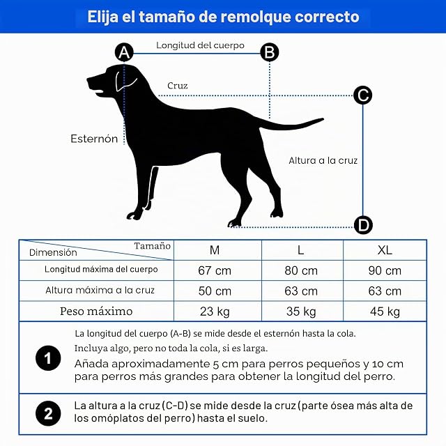 Foto 6 de 8 de DOGGYHUT® 80102 - Remolque para bicicleta para perros de hasta 35 kg, para perros medianos y grandes, color…