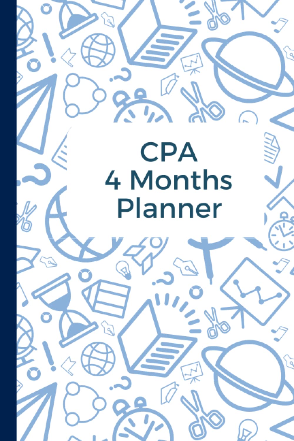 CPA Exam 4 Months Planner: cpa exam study material