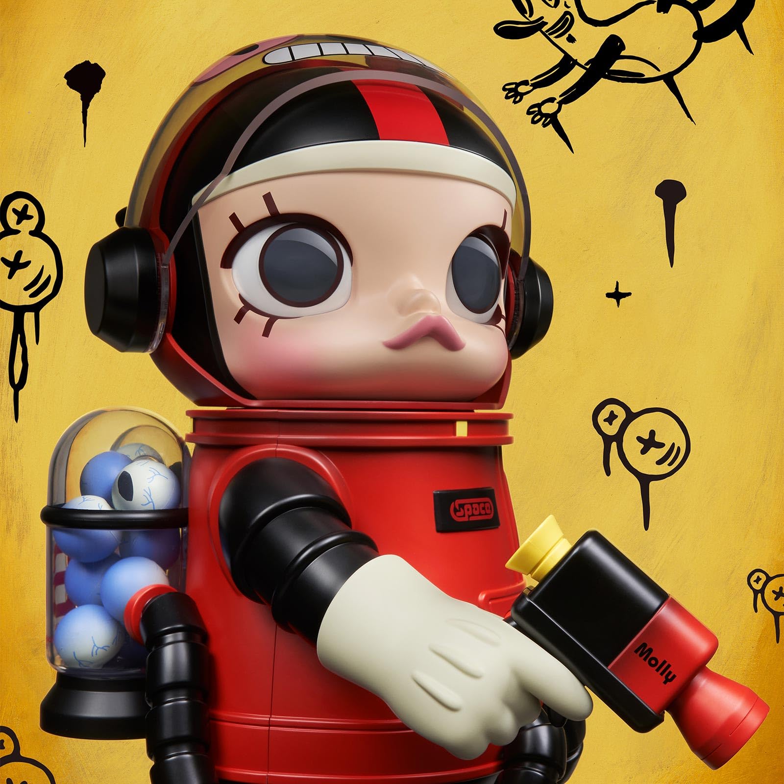 ポップマート メガコレクション メガスペースモリー 400% ヴァンズ POPMART MEGA SPACE MOLLY 400% VANS 