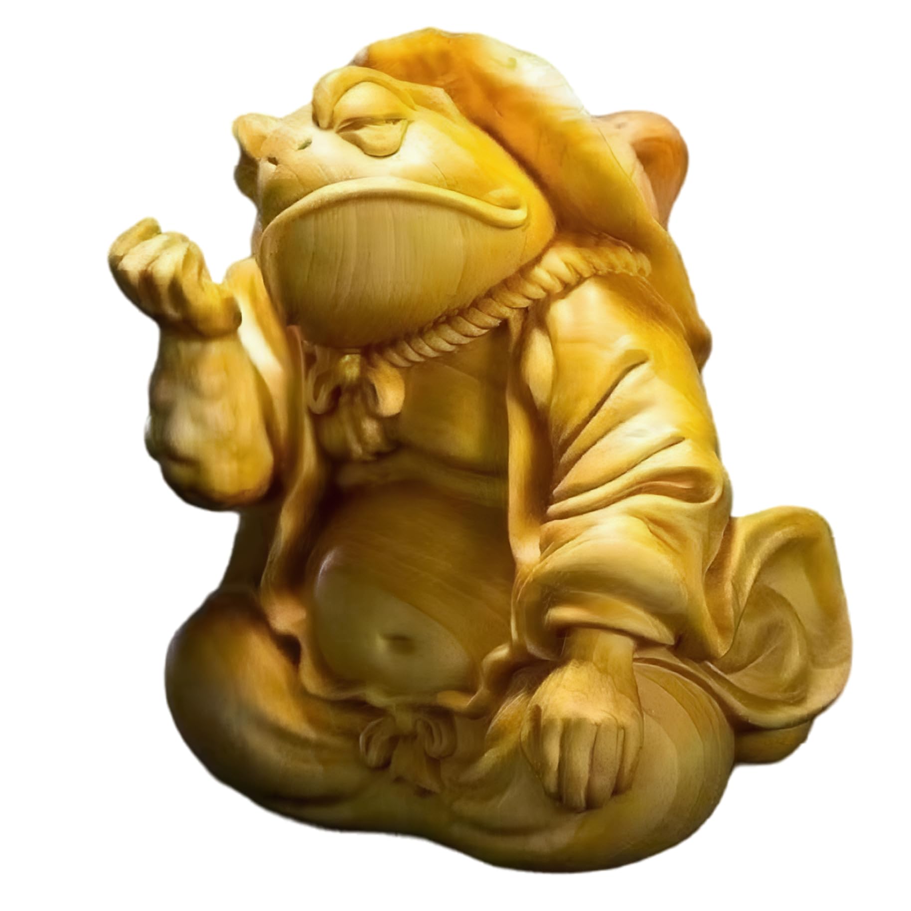 Grenouille Feng Shui dorée Gcroet : embellissez votre bureau à domicile