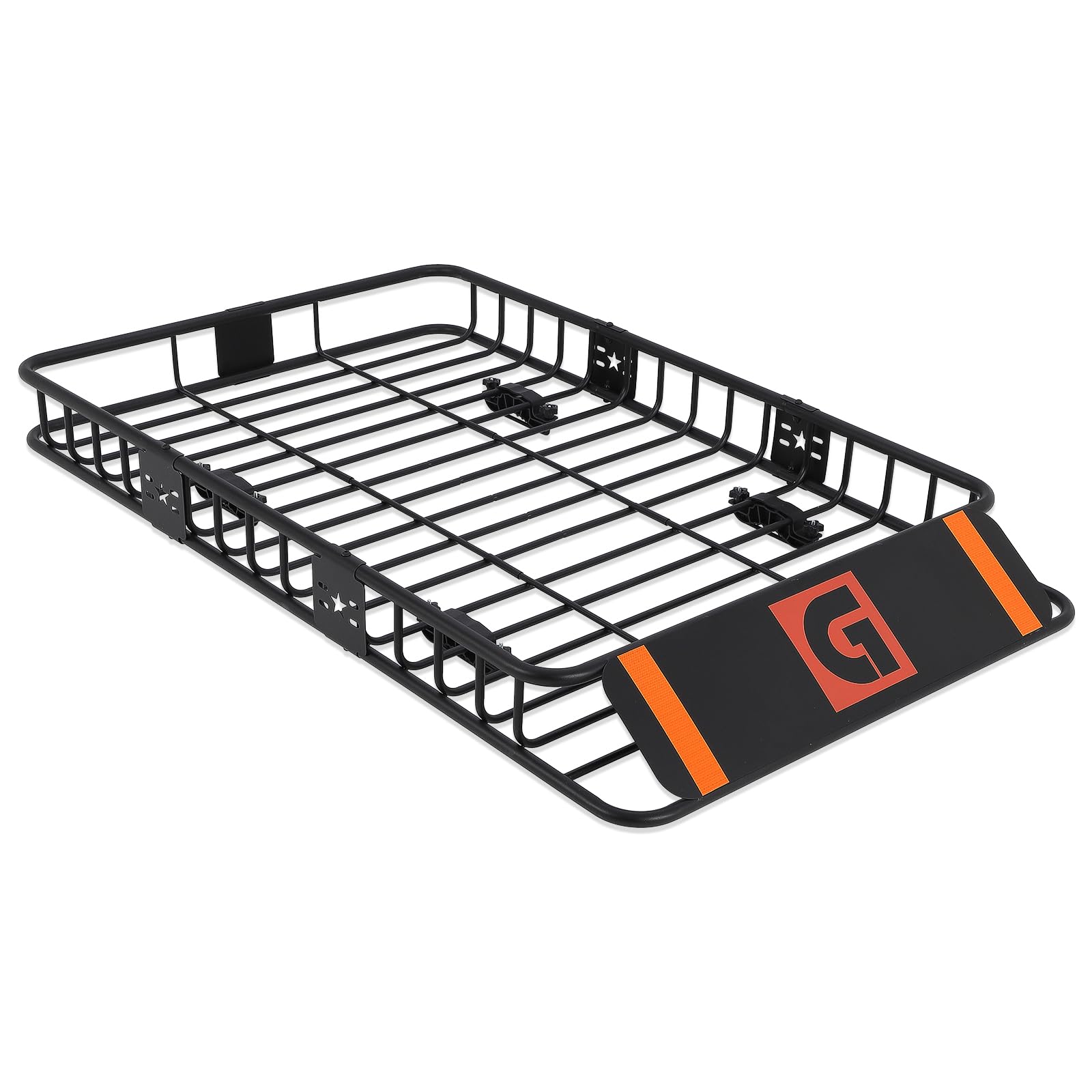 64 x 39 x 6 Inch Roof Rack Cargo Carrier, 200LB Heavy Duty Universal Roof Rack Basket, Car Top Luggage Holder Carrier Basket for Cars & SUVs, Truck or RV Camping Storage Steel Construction