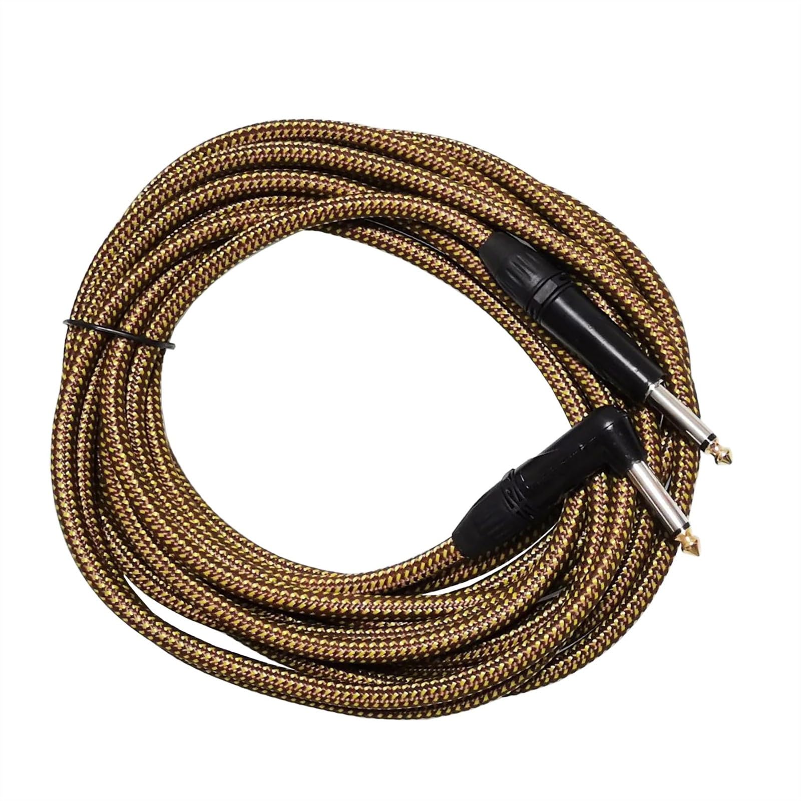 Professionelles Gitarren-Audiokabel 4,5 M Kabel, Gitarrenkabel, Gerades Auf Rechtwinkliges 1/4 Zoll 6,35 Mm Stecker, Bass-Keyboard-Instrumentenkabel