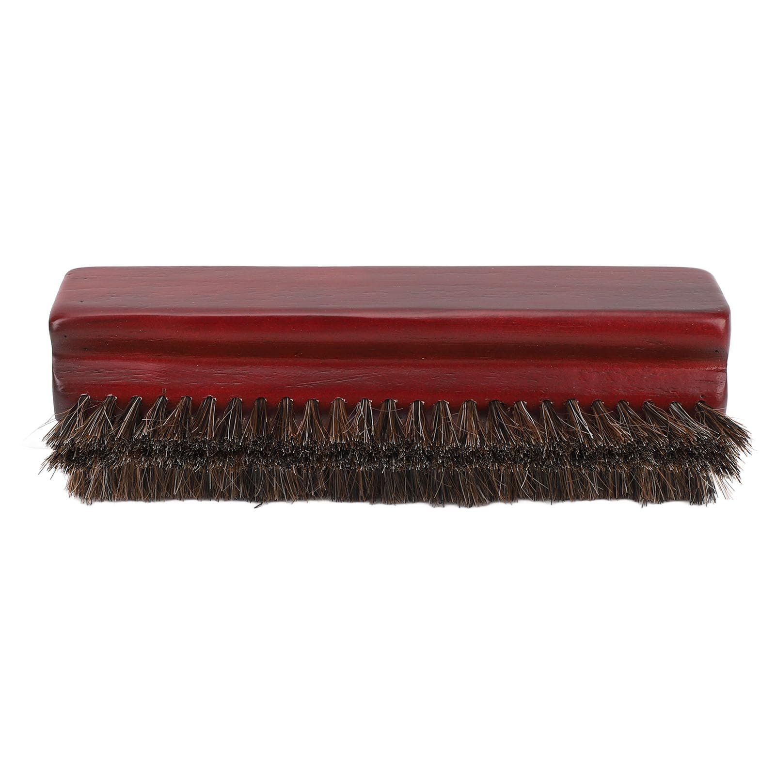 Cepillo para Mesa de Billar, Crin de Caballo Premium, Limpiador de 3 Lados para Mesa de Billar, Pelo de Caballo de Madera para Entusiastas, Color Burdeos
