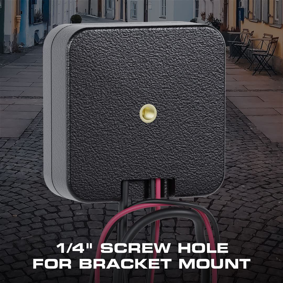 Astro 4 Way LED Push Button Programmable Switch Box Panel – 4x Built In 5A Relay - Emergency Car Light Controller With 4 Backlit Control Buttons - Universal Switch Box, SUV, ATV, Bike Motorcycle Truck