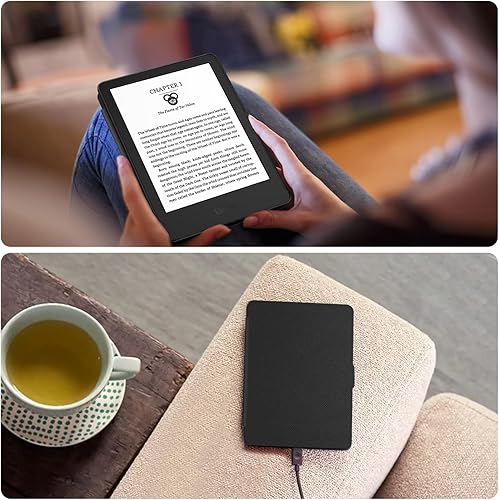 Miniatura 8 de Fintie Slimshell - Funda para Kindle de 6 pulgadas (11 generación, versión 20242022), funda ligera de piel sintética con apagado y encendido