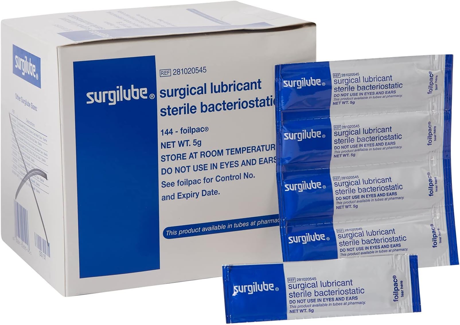 Lubricating Jelly 5g foil packs- 144/bx