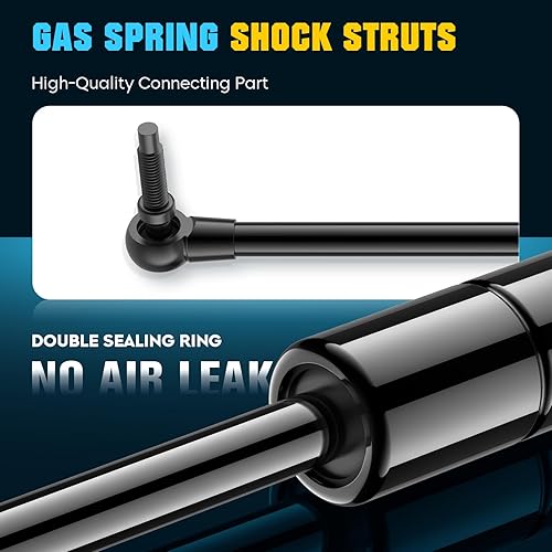 Miniatura 4 de Escotilla trasera para portón trasero para maletero y portón trasero, amortiguadores 6104 para Jeep Grand Cherokee 2005-2007, paquete de 2