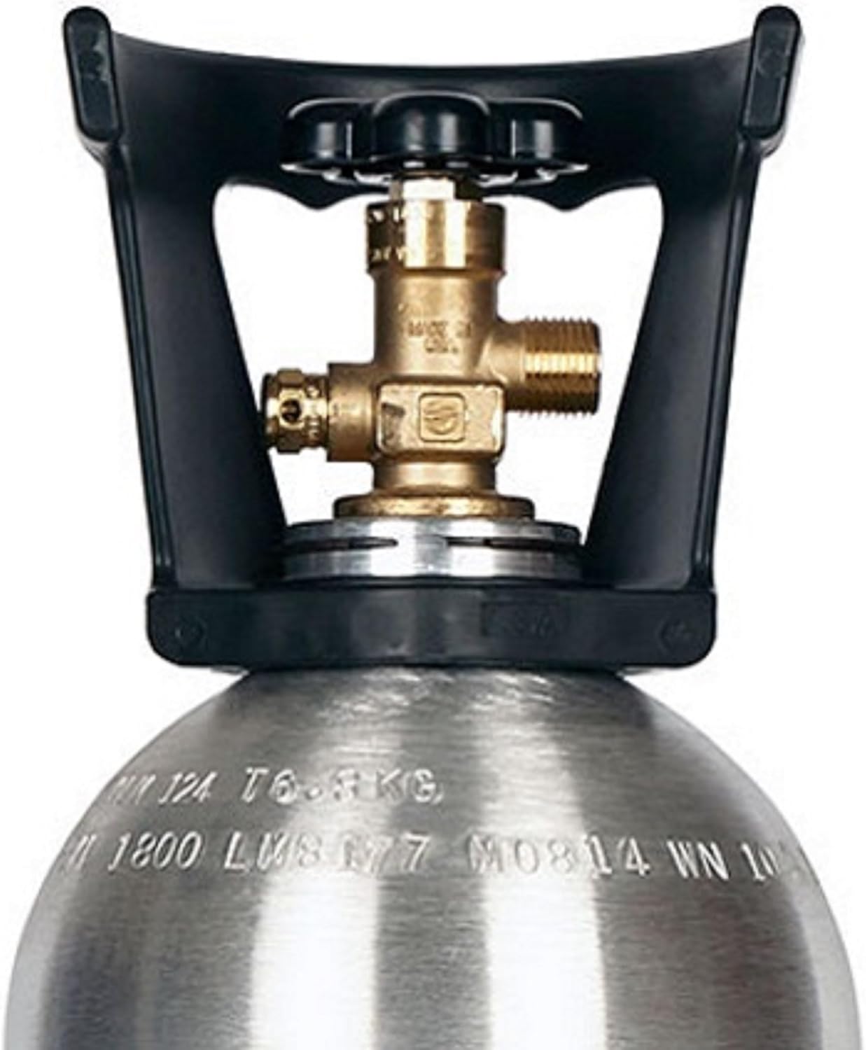 New 10 lb. Aluminum CO2 Cylinder with Carry Handle and CGA320 Valve