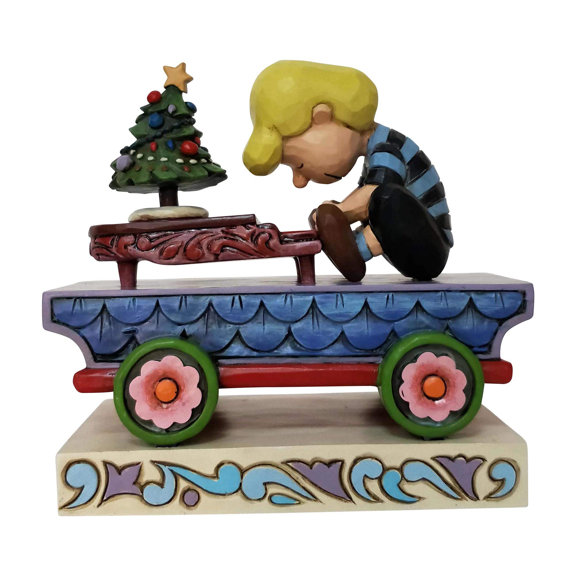 【単品】ジムショア スヌーピー　シュローダー　 クリスマス列車 Amazon.com: Enesco Peanuts by Jim Shore Schroeder Christmas