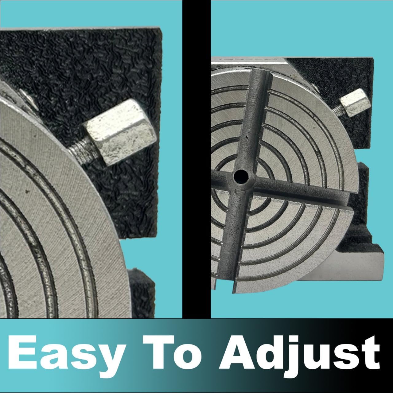 4" Inches (100 mm) 4 Slots Regular Rotary Table for Milling Machines
