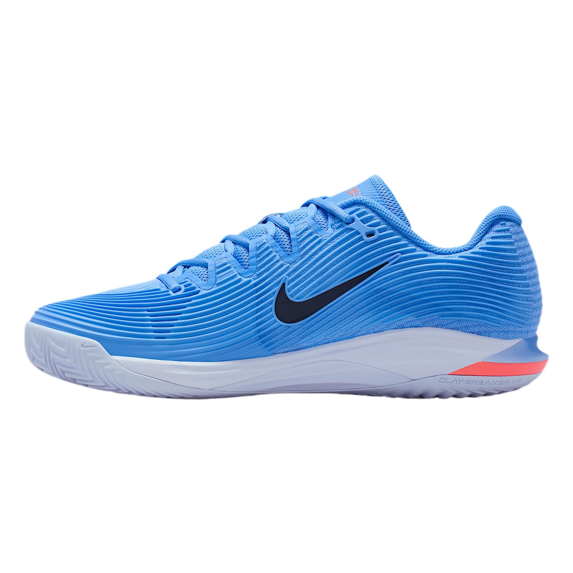 Nike Vapor 12 Mens Clay Court Tennis Shoes University Blue Hydrogen Blue Hot Lava Midnight Navy