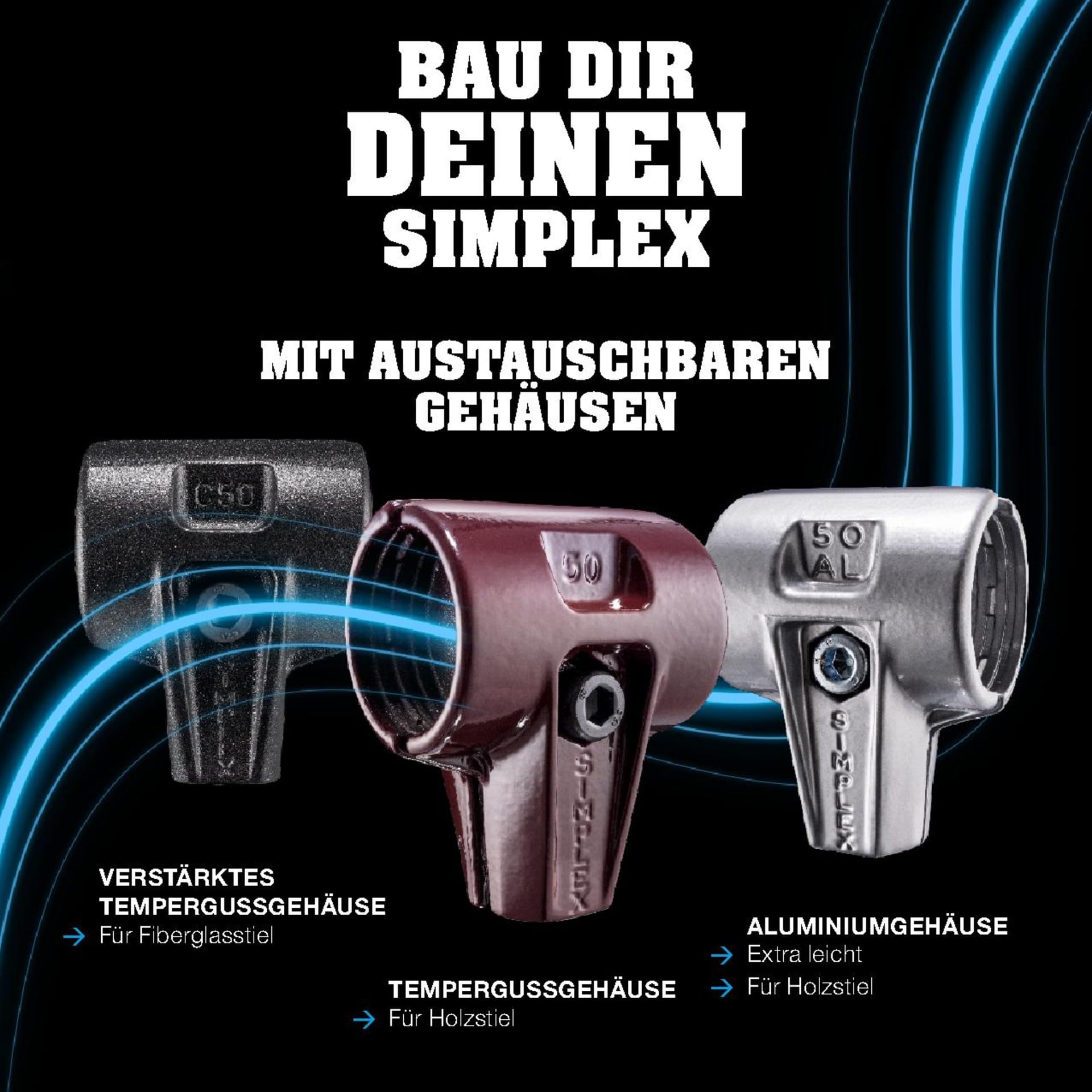 HALDER Aktionsbox Dreamteam Innenausbau SIMPLEX-Schonhammer TPE-soft Superplastik SECURAL-Schonhammer 3117s003