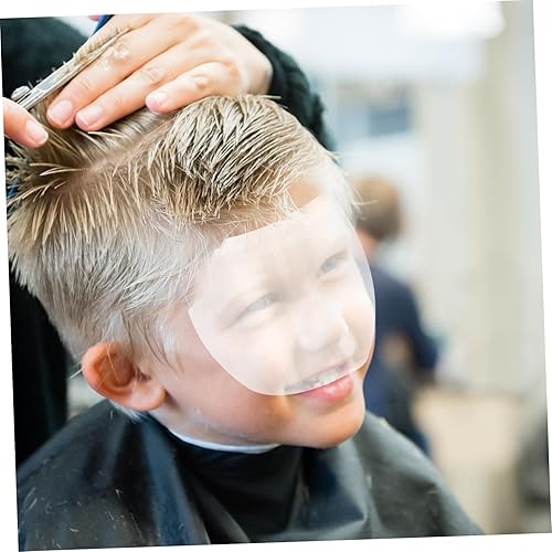 Miniatura 3 de Kisangel 100 piezas de máscara de ojos de peluquería para cortes de pelo, cubierta protectora para la cara evita que el cabello caiga en los ojos