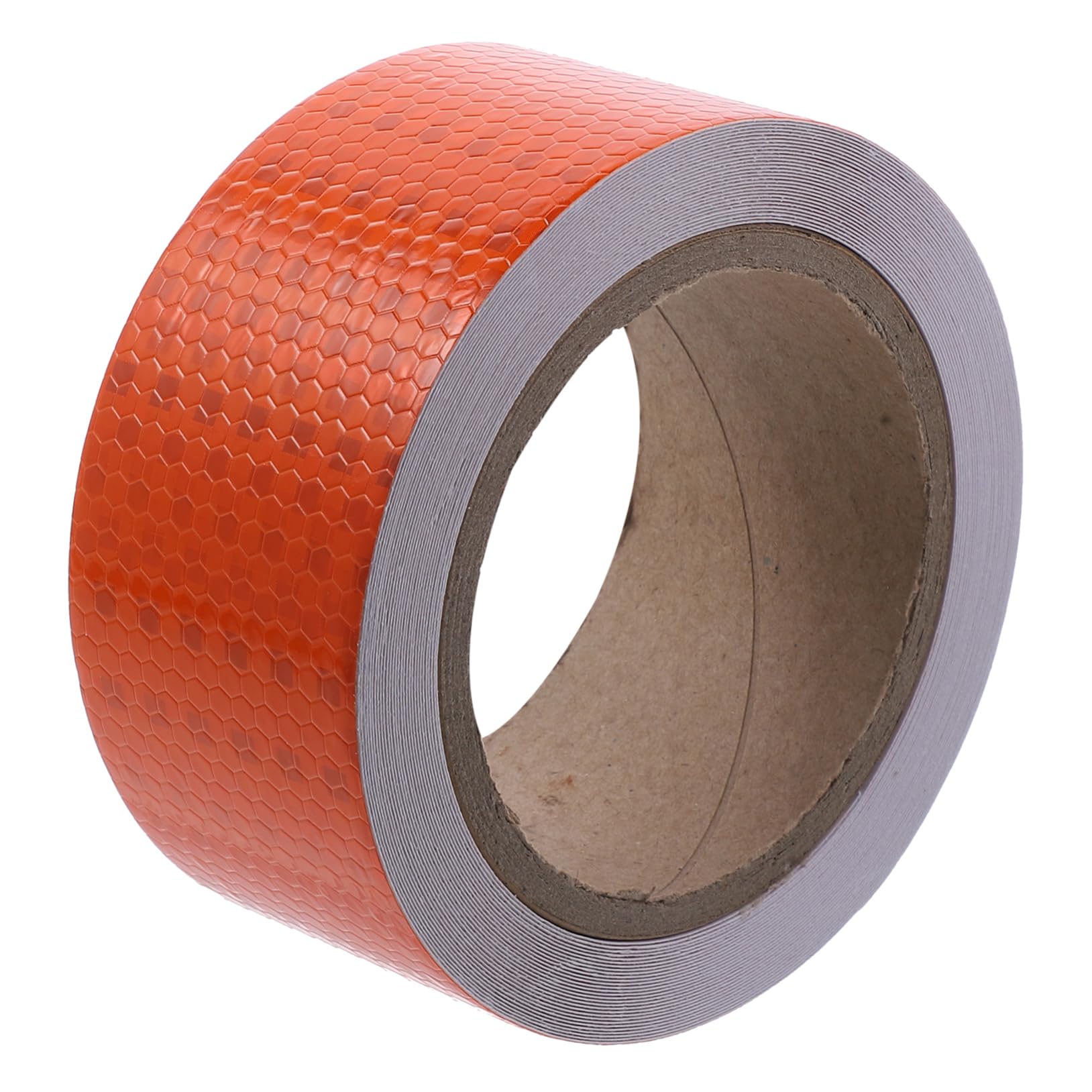 jojofuny 4 Rollos Cinta adhesiva reflectante color cinta reflectora cinta de neón cinta reflectante exterior cinta reflectante para ropa de polivinilo Orange