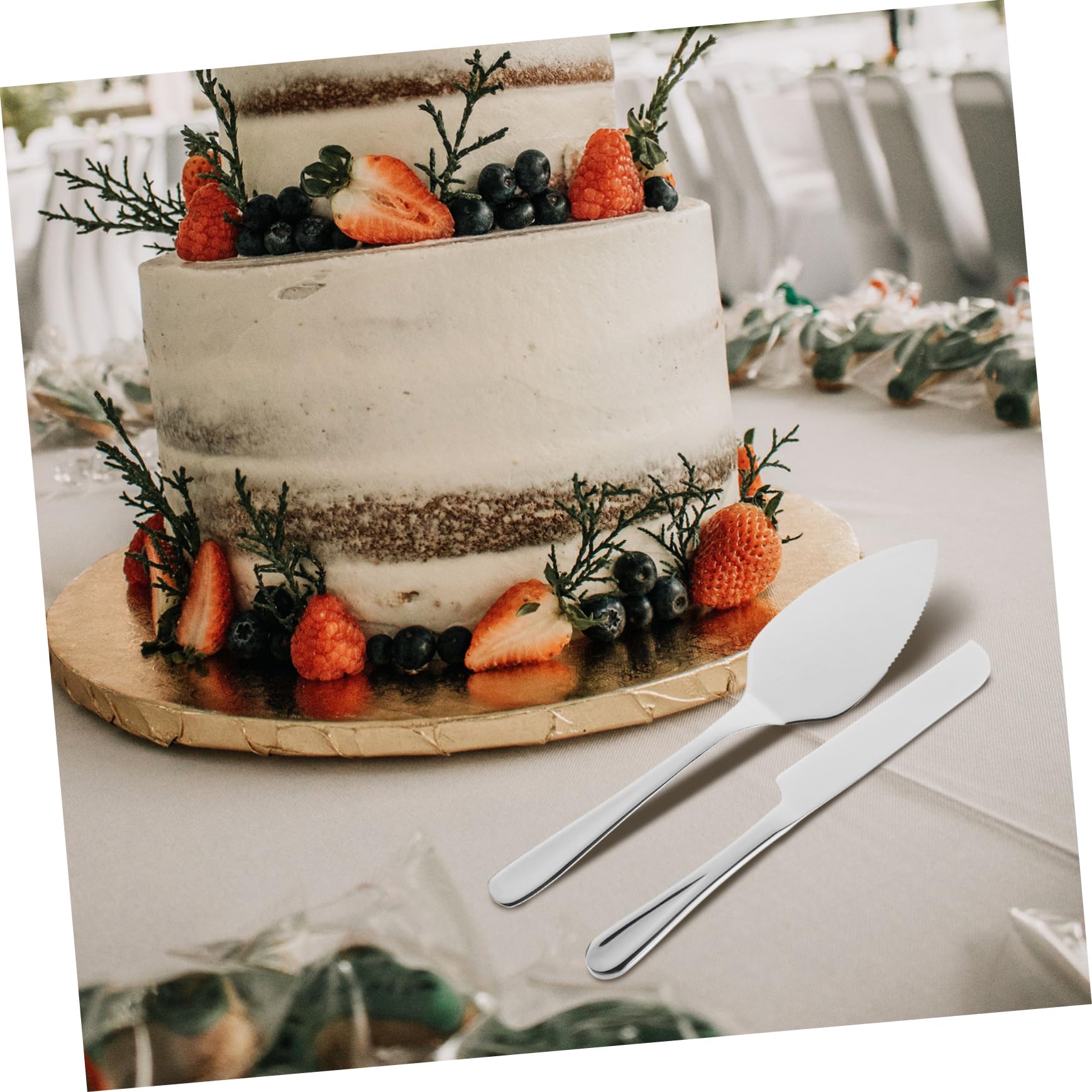 Ciieeo 5 Sets Kuchen Set Küche Kuchenspatel Hochzeitstortenschneider Spatel Party Kuchenheber Edelstahl Kuchenschneider Tortenheber Heimkochutensilien Kuchenschneiden Für