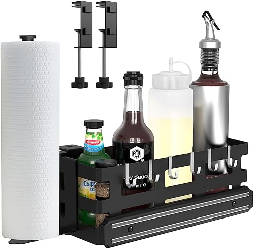 Organizador de parrilla para parrillas Blackstone, accesorios de parrilla Blackstone que ahorran espacio para Blackstone, organizador de