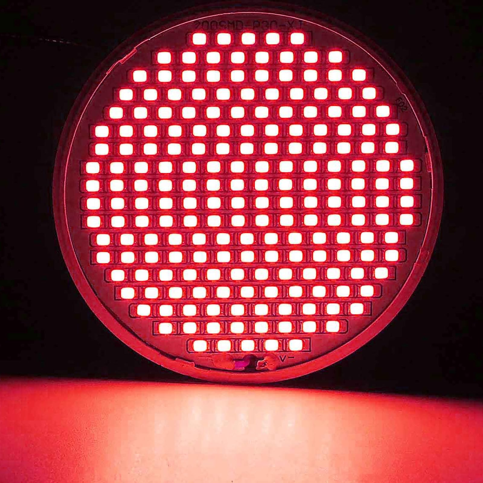 660nm Rotlichtlampe für Gesicht, 360° Schwanenhals Tiefrotelampe Wärmelampe Einstellbarer Winkel, mit Klemme, 200 LEDs Rotlicht für Gesicht Muskel Rücken