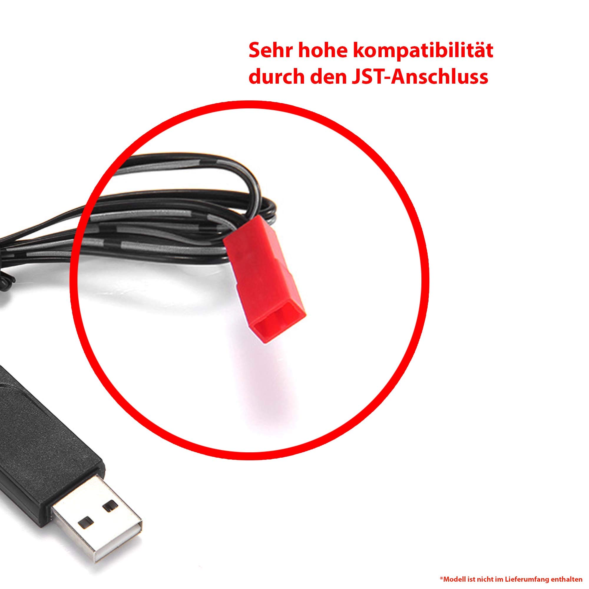 Greacesrio 2er-Set Lipo Akku Ladekabel Mit SM-2P Stecker - Universal USB Ladegerät Für RC Spielzeuge Wie Autos, Drohnen Und Boote