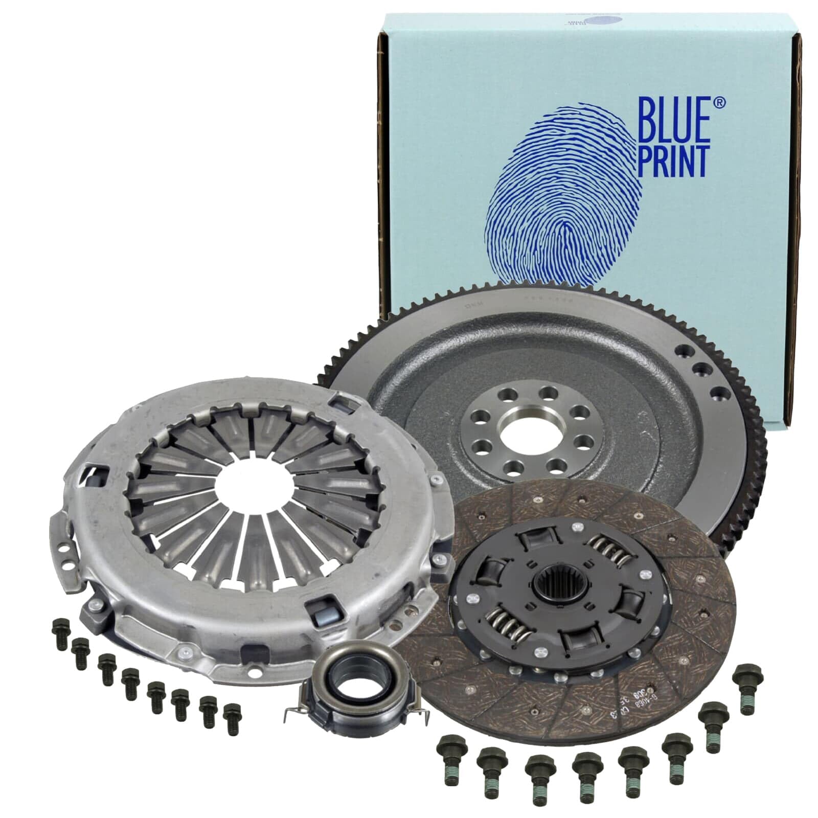 Blue Print ADT330206 zestaw sprzęgła do konwersji dwumasowego koła zamachowego na koło zamachowe, 1 sztuka