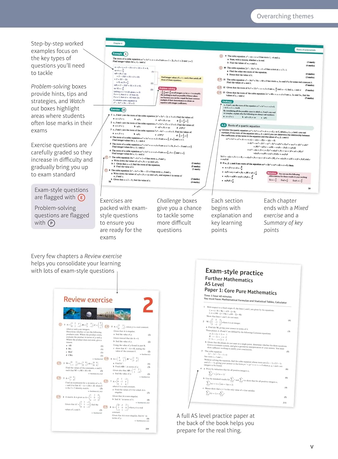 Edexcel AS and A level Further Mathematics Core Pure Mathematics Book 1/AS Textbook + e-book (A level Maths and Further Maths 2017)      Paperback – September 26, 2017