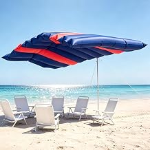Tenrai WindInflatable Beach Shade, DualMode for NoWind Calm Days, 15ft