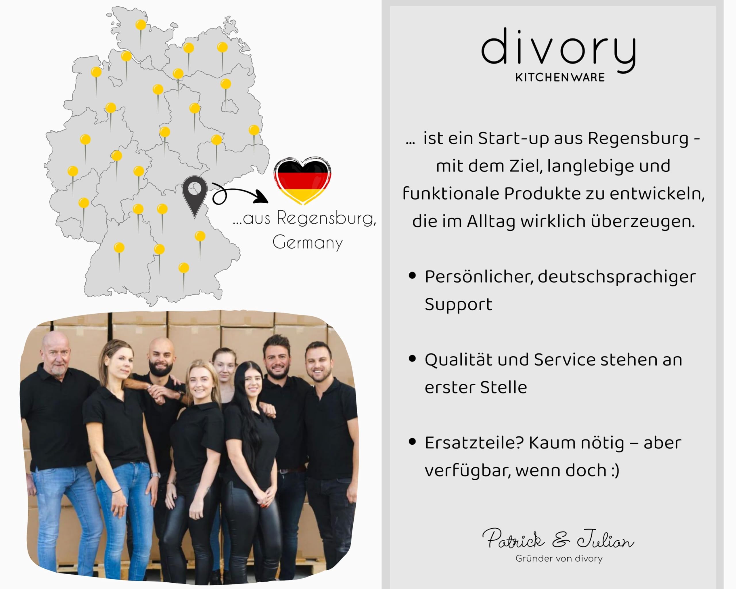 DIVORY Universaldeckel Ø 24, 26 und 28 Deckel Glasdeckel mit abgestuften Silikonrand, Deckel für Pfannen und Töpfe… – Ansicht 8