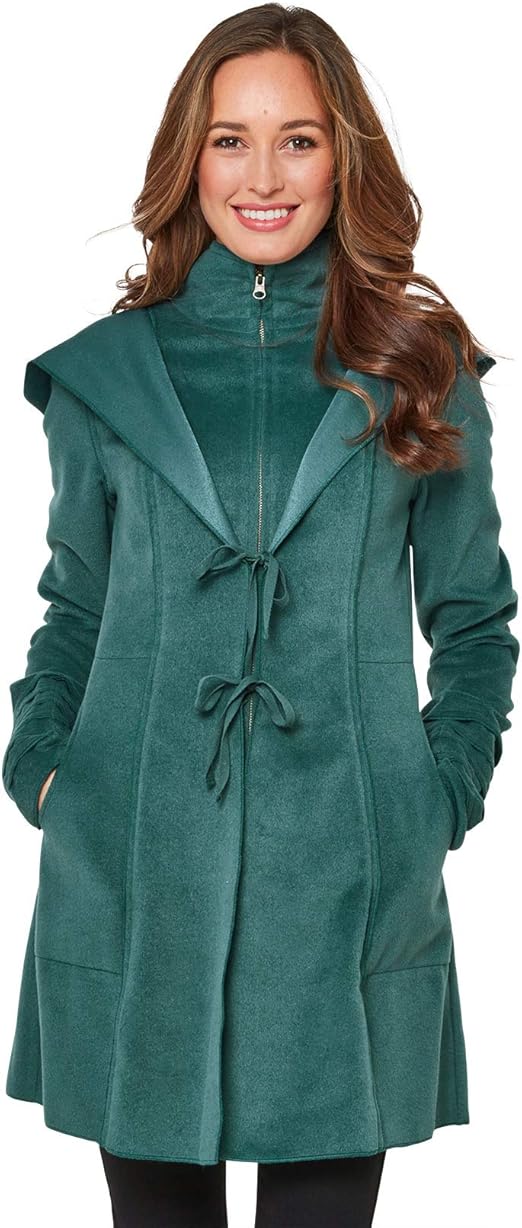 Joe Browns Womens Hooded Jacket with Velvet Trims Amazon.co.uk Fashion