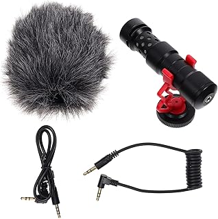 BREWIX 1pc Phone Equipment for Camera DSLR Desktop Mini Gaming Stand Windscreen Video Microphone Meeting Deadcat Professional Noise-Cancelling Tool and with Smartphone Supply Digital Stands