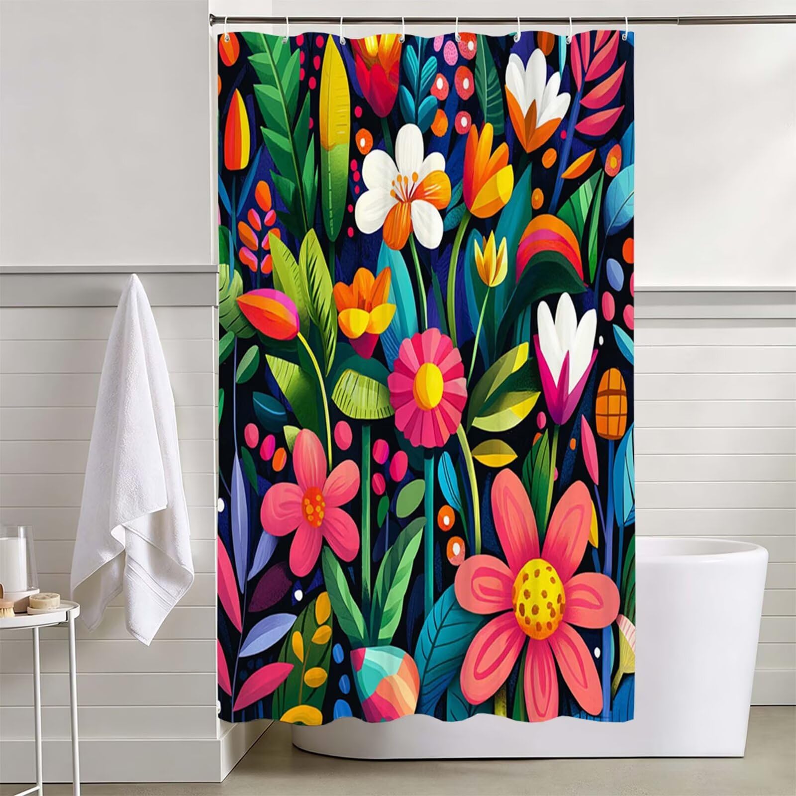 Duschvorhang bunt, Duschvorhang 160x200cm L-169