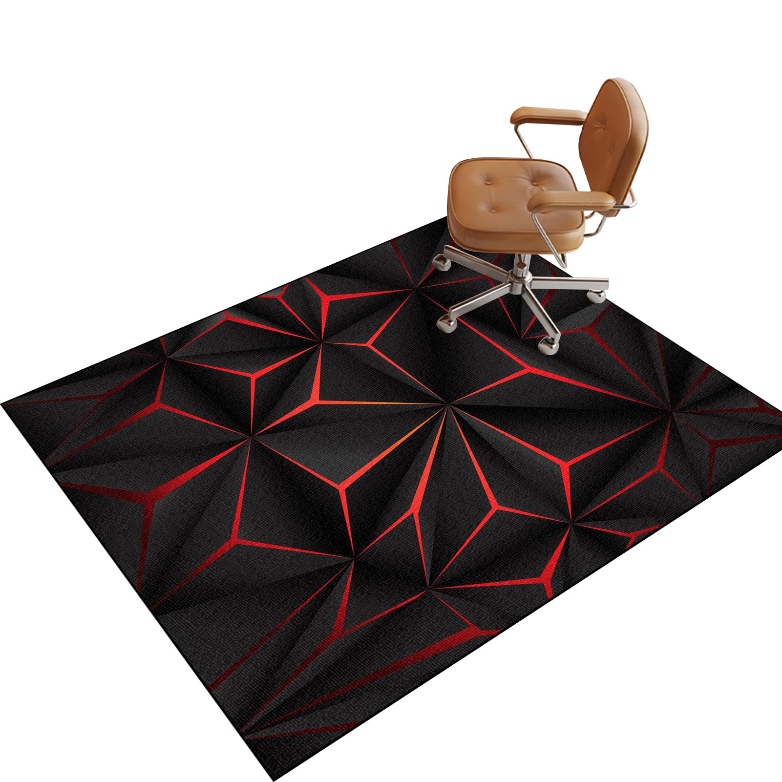 Hard Floor Protector Mat for Office Chair, Gaming Chair Mat for Carpeted Floor, Office Chair Mat for Hardwood Floor, Non-slip Desk Chair Mats, Computer Chair Rug for Home Office 120 x 150 cm