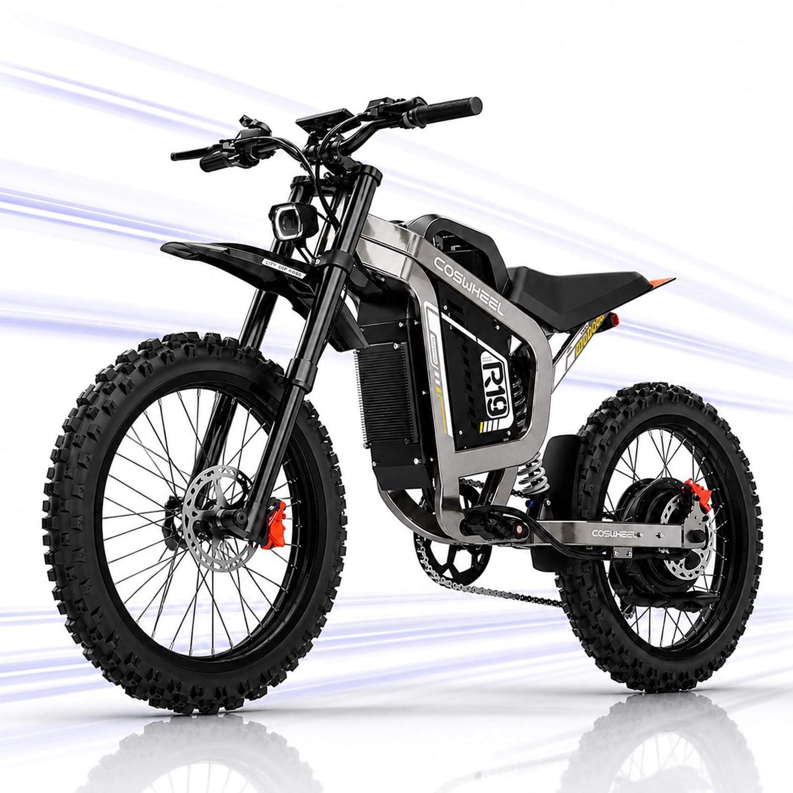 COSWHEEL R19 2026 Upgrade Electric Dirt Bike for Adults,9000W Peak E Moto,60 MPH Ebike, 7…