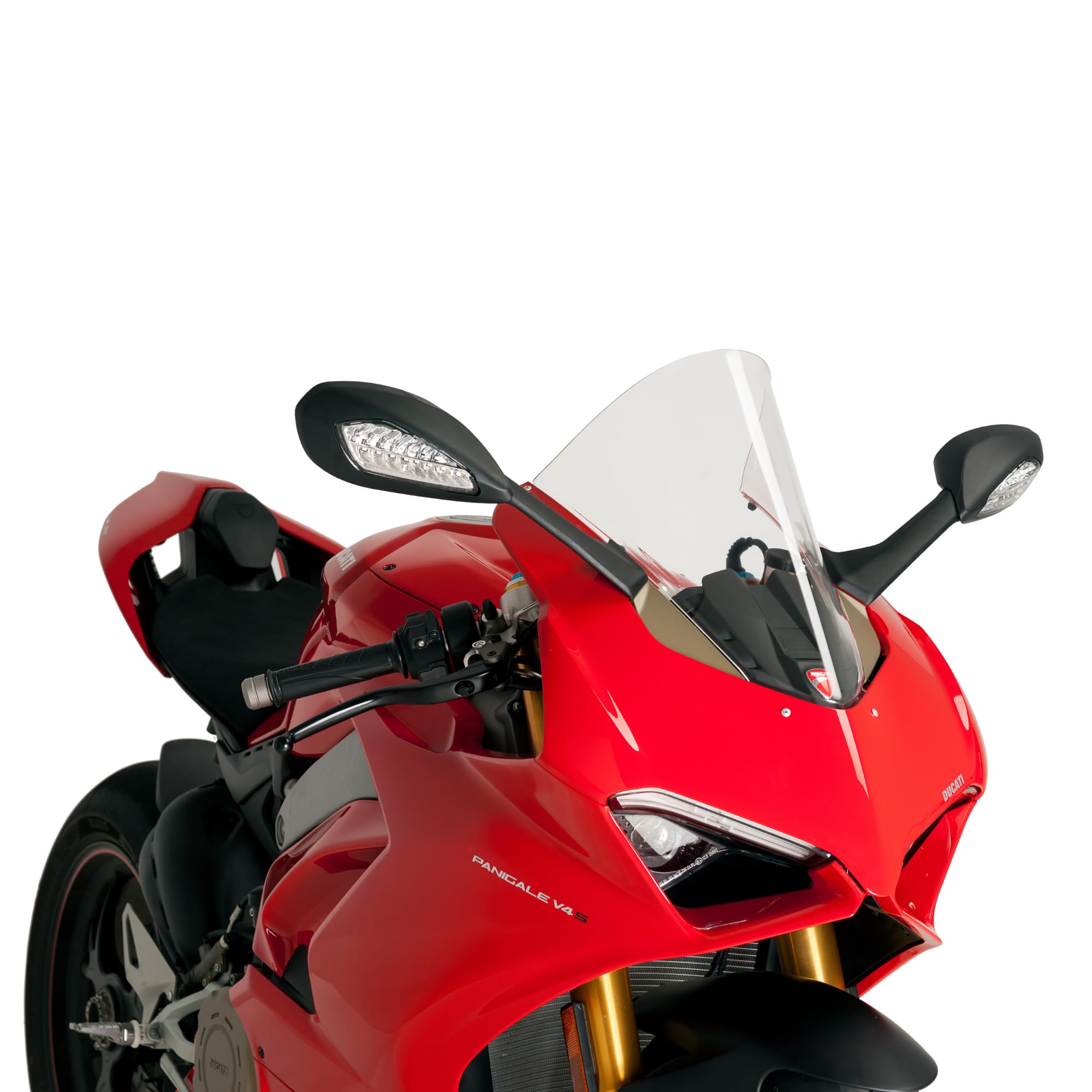 Cupolino Parabrezza Plexiglass JD9 Racer TRASPARENTE COMPATIBILE CON DUCATI PANIGALE V4, V4S, V4R 2020-2024
