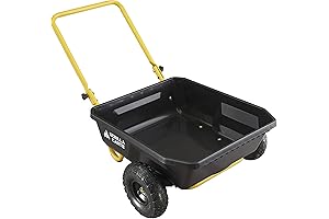 Gorilla Carts GCR-4: Superior 4 Cubic Foot Poly Dump Cart