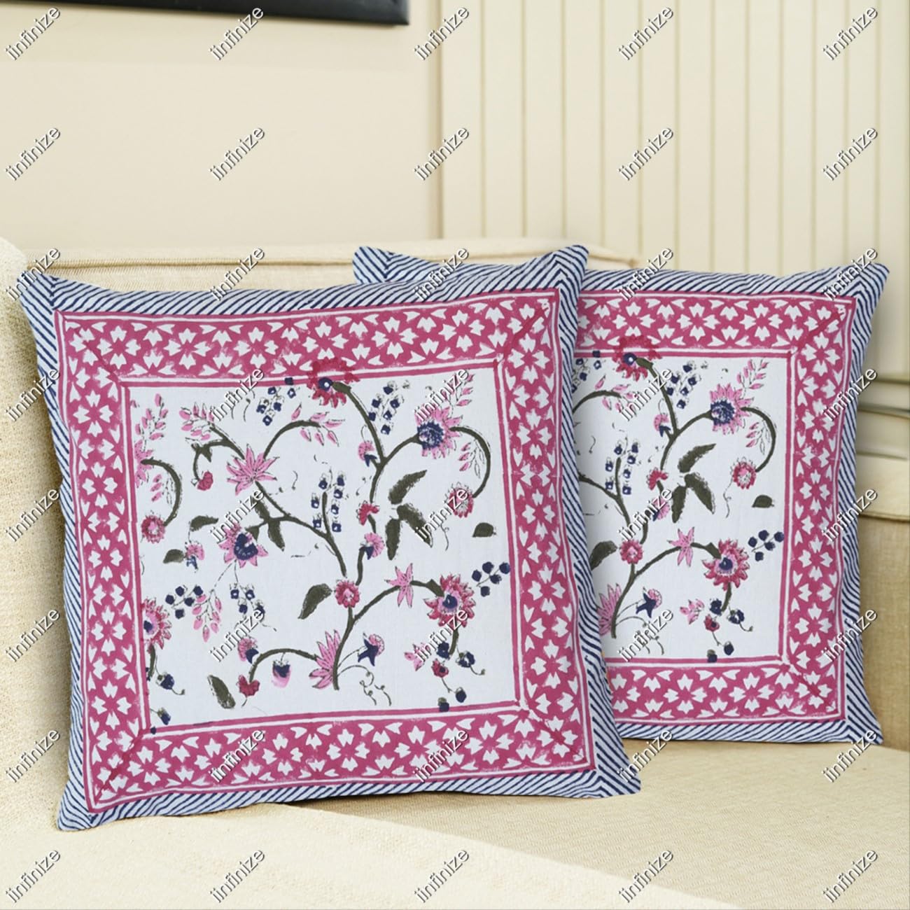 Housses de coussin en coton pour raviver un salon terne avec élégance