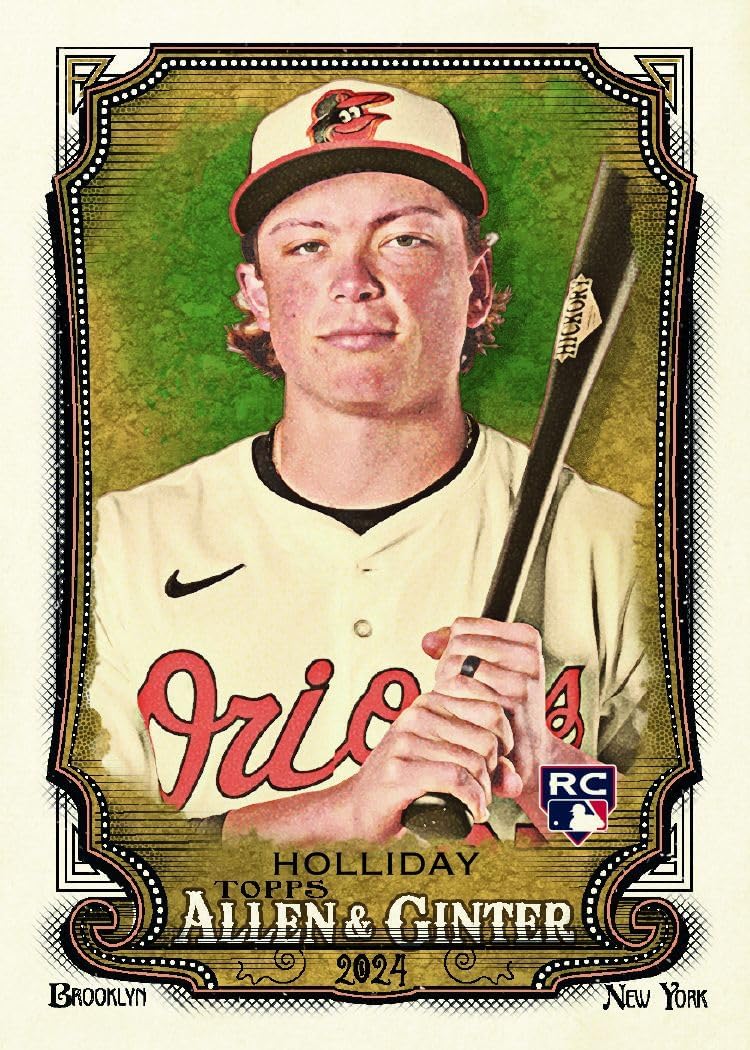 2024 Topps Allen & Ginter Baseball Trading Card Blaster Box (Look for Autos of Paul Skenes, Yamamoto, Jackson Merrill, Usain Bolt, Chuck Norris, Travis Scott)
