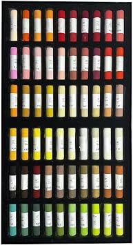 Artists' Soft Pastel stick Box Set of 120 Assorted Colors Smooth and Blendable, Fade-Resistant
