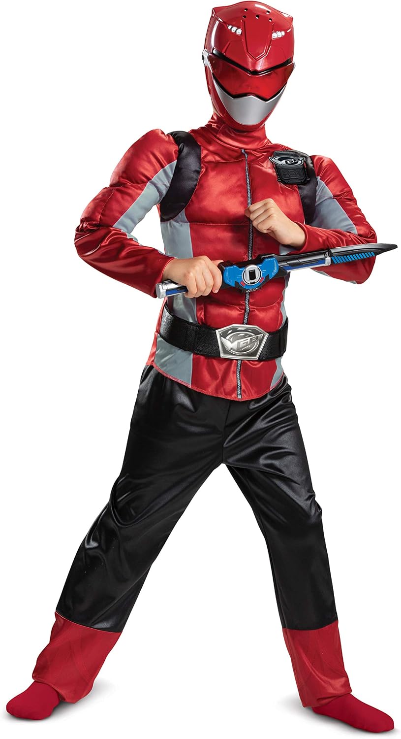 Red Ranger Beast Morphers Classic Muscle Child Costume