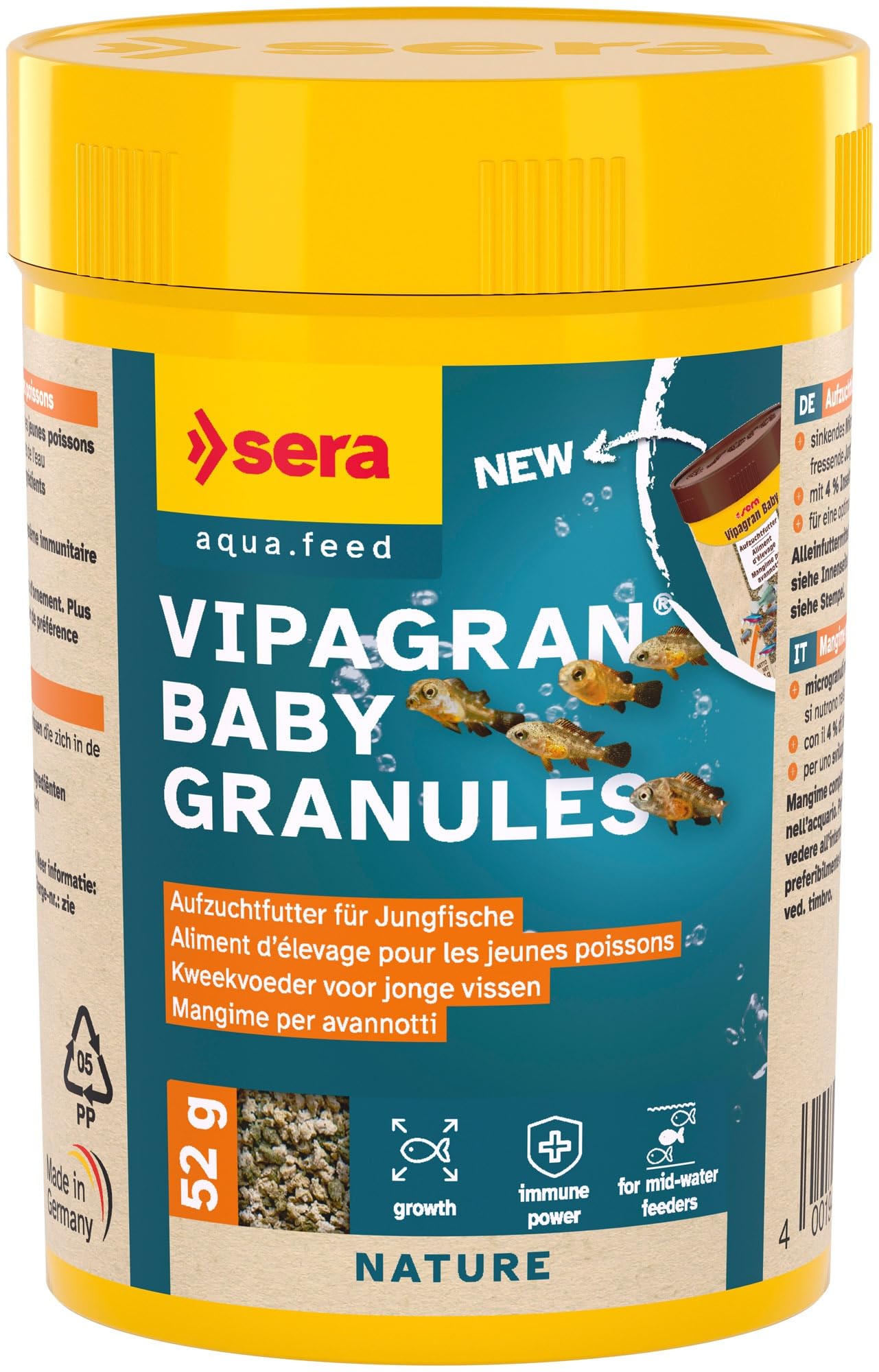 Sera Vipagran Baby Granules 100 ml (1.83 oz)