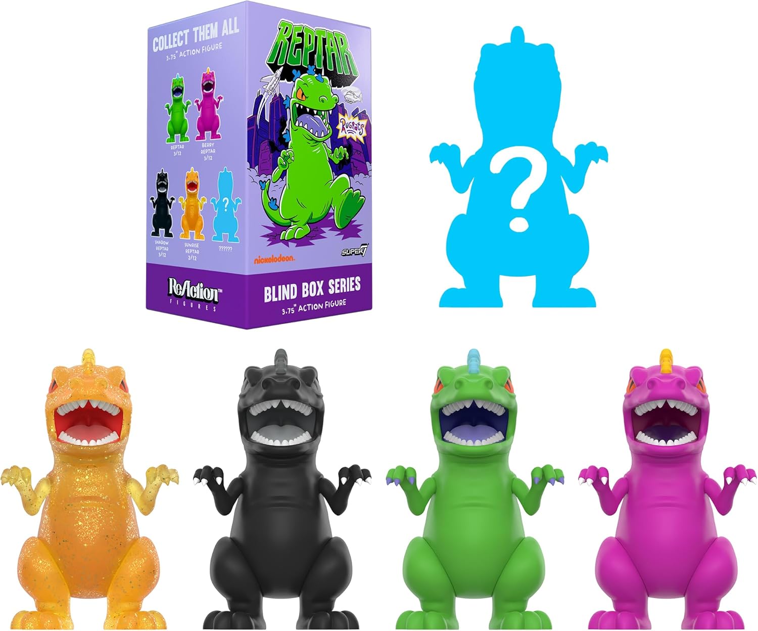 Super7 Rugrats Reptar Blind Box Wave 01 - Set of 12 Action Figures - Blind Box Flat - Image 2