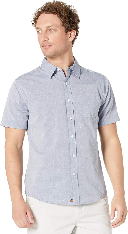 The Normal Brand Freshwater Short Sleeve Button Up Shirt at Amazon Men