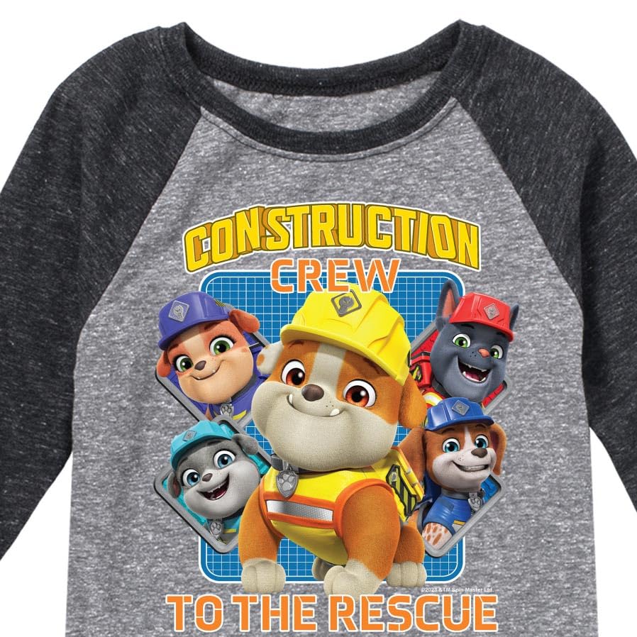 HYBRID APPAREL - Paw Patrol - St. Patrick's Day - Happy St. Paw-ddy's Day - Toddler and Youth Raglan Graphic T-Shirt3