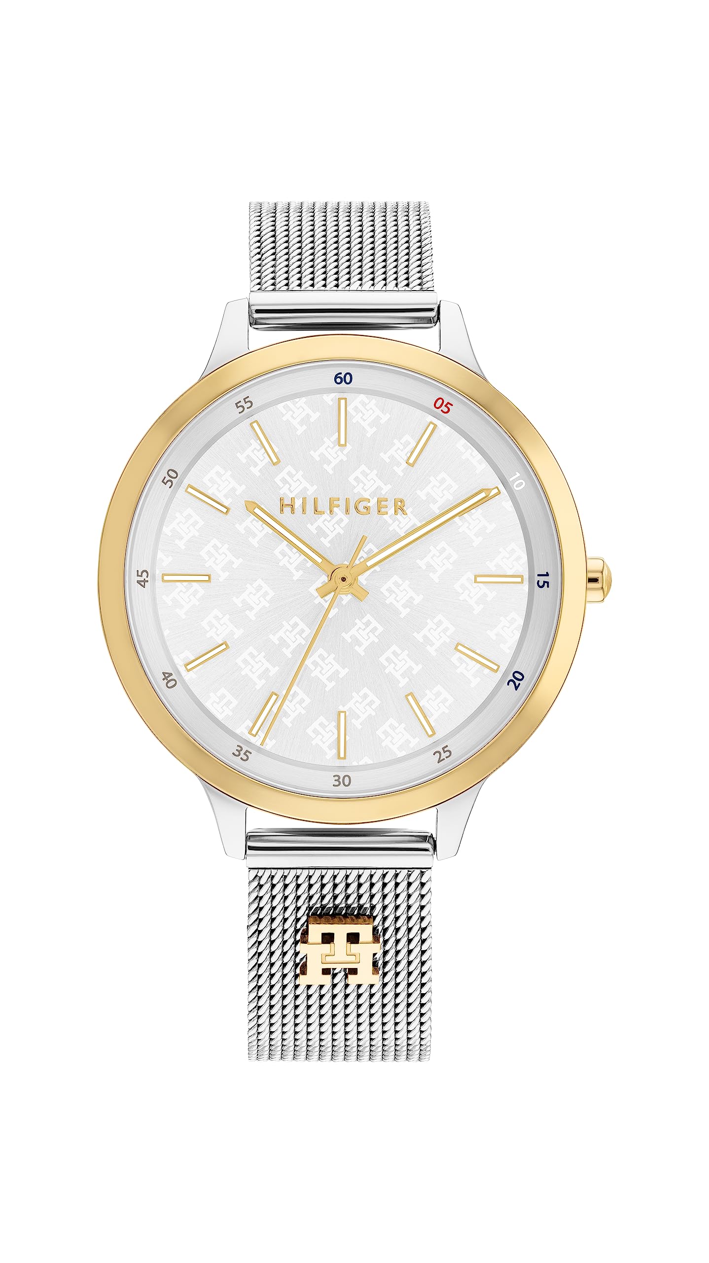 Tommy Hilfiger Iris Reloj de Mujer analógico de Cuarzo con Correa de Acero Inoxidable 1782586, Plata, Talla única, Clásico, Plateado, Taille Unique, Clásico