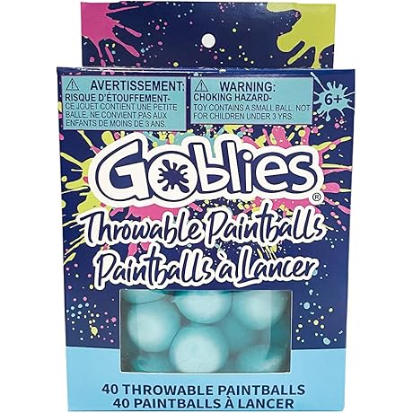 Goblies Biodegradable Throwable Paintballs - 40 Count