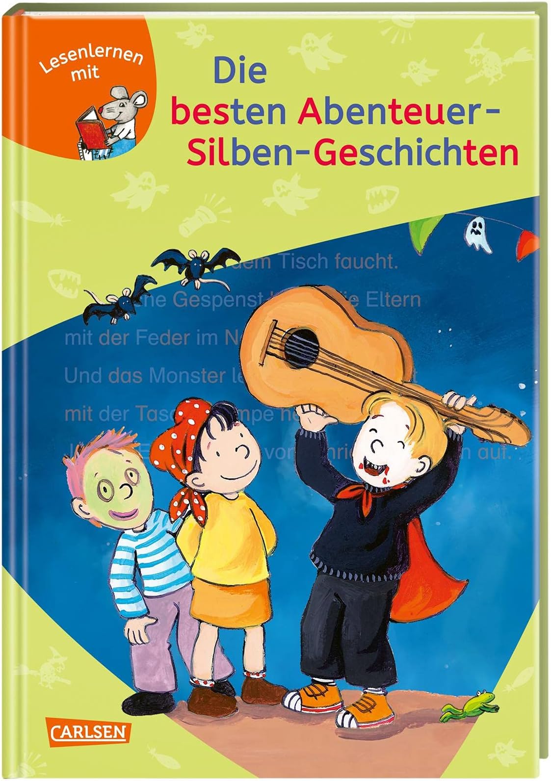 LESEMAUS zum Lesenlernen Sammelbände: Die besten Abenteuer-Silben-Geschichten: Spannende Erstlesegeschichten ab 6 | Extra Lesetraining - Lesetexte mit farbiger Silbenmarkierung